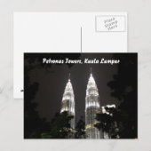 Petronas Towers briefkaart (Voorkant / Achterkant)