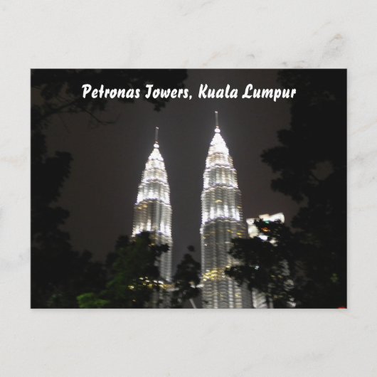 Petronas Towers briefkaart (Voorkant)