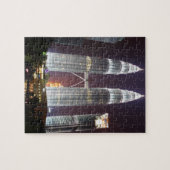 Petronas Towers in Kuala Lumpur 's nachts Legpuzzel (Horizontaal)
