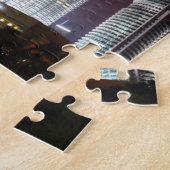 Petronas Towers in Kuala Lumpur 's nachts Legpuzzel (Zijkant)