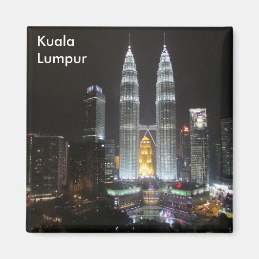 petronas towers maleisië magneet (Voorkant)