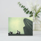 petronas tweelingtorens briefkaart (Staand voorkant)