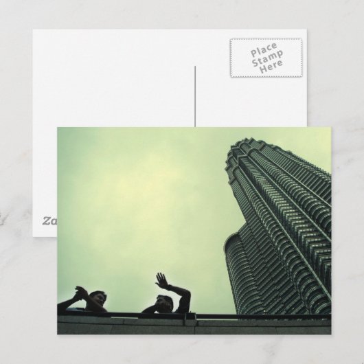 petronas tweelingtorens briefkaart (Voorkant / Achterkant)