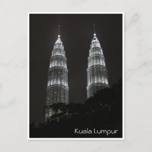 Petronas Twin Night Towers Briefkaart