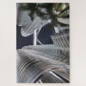 petronas twin torwers high legpuzzel (Verticaal)