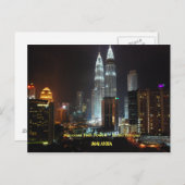 Petronas Twin Tower - Maleisië Briefkaart (Voorkant / Achterkant)