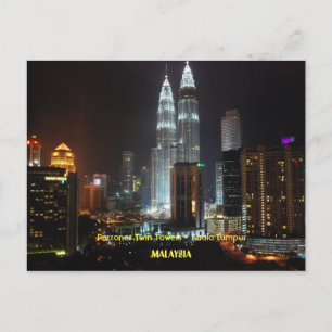 Petronas Twin Tower - Maleisië Briefkaart