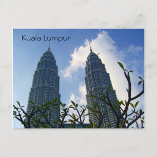petronas twin towers topjes briefkaart