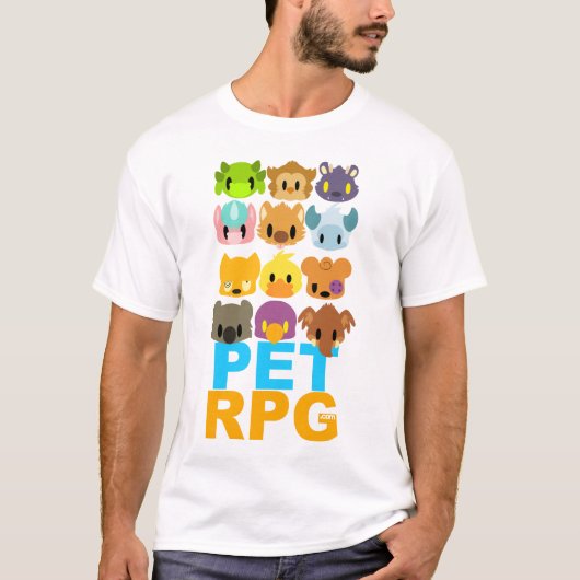 PetRPG - Pet Collage T-shirt (Voorkant)