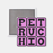 Petruchio, De getemde feeks Personage Magneet (Voorkant / Achterkant)