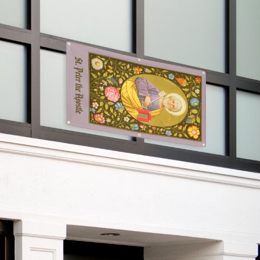 Petrus de apostel (PM 07) Banner 2 (Buitenkant Gebouw)