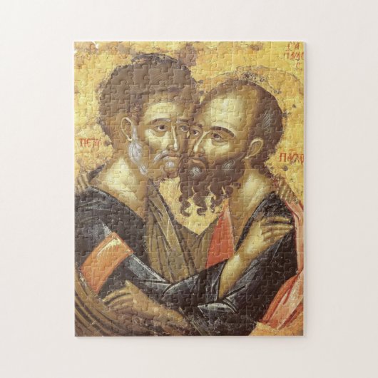 Petrus en Paulus Orthodox Christelijk Icoon Legpuzzel (Verticaal)