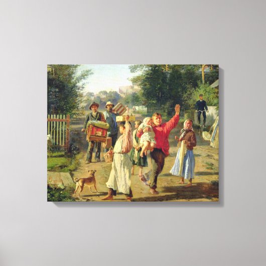 Petrushka komt eraan, 1888 canvas afdruk (Voorkant)