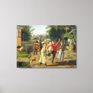 Petrushka komt eraan, 1888 canvas afdruk