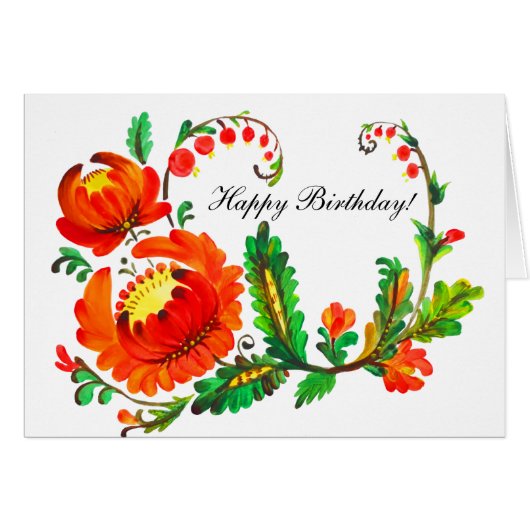 Petrykivka Oekraïense kunst (Voorkant Horizontaal)