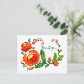 Petrykivka Oekraïense kunst Briefkaart (Staand voorkant)