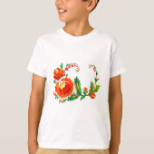 Petrykivka Oekraïense kunst T-shirt (Voorkant)