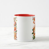 Petrykivka oekraïnse vuurvogel mok (Midden)