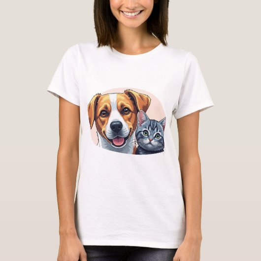 pets and dog t-shirt (Voorkant)