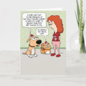 Pets denken dat je te veel Drink op kerst Kaart (Voorkant)