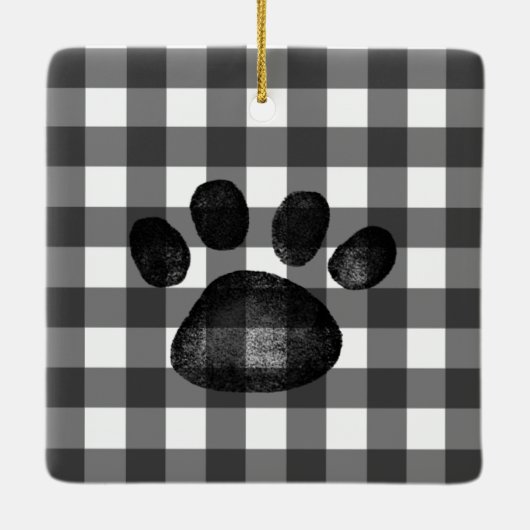 Pet's First Christmas Custom Ornament hond of kat (Achterkant)