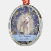 Pets First KerstBlue Wreate Metalen Ornament (Links)
