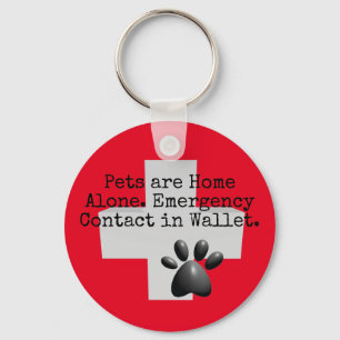 Pets Home Alone ICE Contact Sleutelhanger