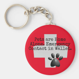 Pets Home Alone ICE Contact Sleutelhanger