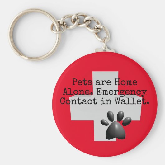 Pets Home Alone ICE Contact Sleutelhanger (Voorkant)