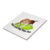 Pets Love Play Time Ook Tegeltje (Zijkant)