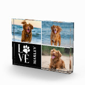 Pets Modern Dog Lover Photo Collage Photo Block Fotoblokken (Rechts)