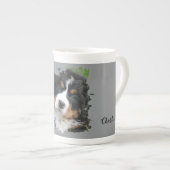 pets name elegant typography & photo porselein kop (Voorkant rechts)