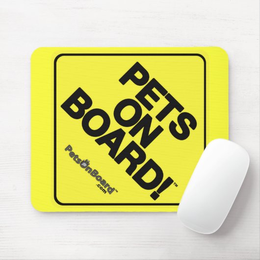 Pets on board™ Muismat (Met muis)