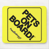 Pets on board™ Muismat (Voorkant)