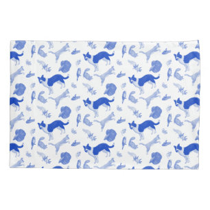 Pets on Parade Pillow Hoesje (blauw) Kussensloop
