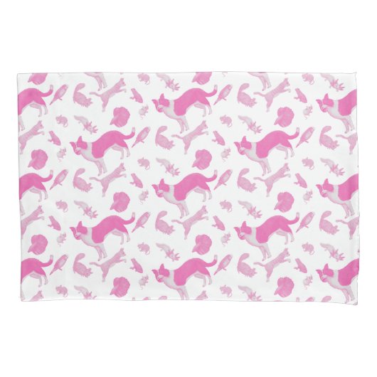 Pets on Parade Pillow Hoesje (Roze) Kussensloop (Voorkant)