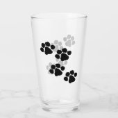 Pets Pawprinters Glas (Achterkant)