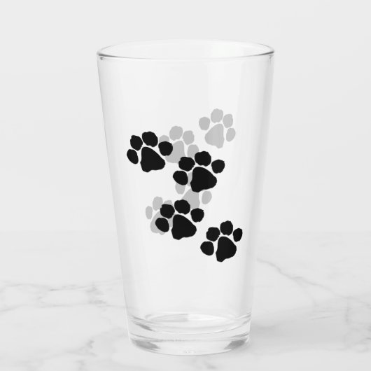 Pets Pawprinters Glas (Achterkant)