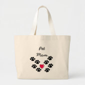 Pets Pawprinters Grote Tote Bag (Voorkant)