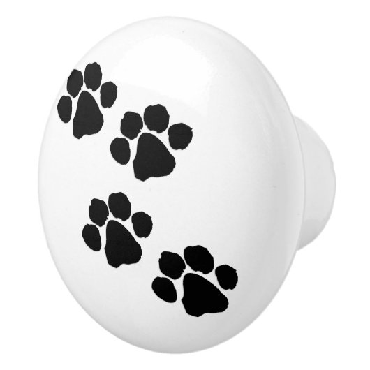 Pets Pawprinters Keramische Knop (Rechts)