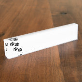 Pets Pawprinters Naambordje (Zijkant)