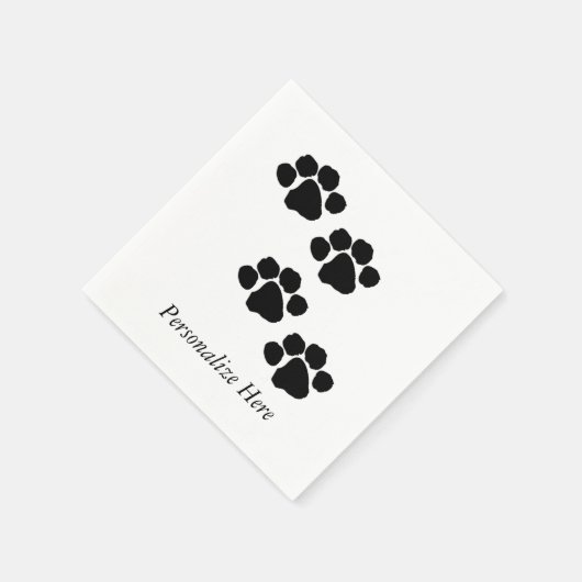 Pets Pawprinters Servetten (Hoek)