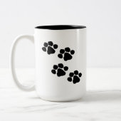 Pets Pawprinters Tweekleurige Koffiemok (Links)