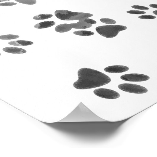 Pets Pawprints Poster (Hoek)