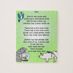 Pets Poem Legpuzzel