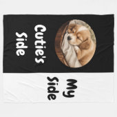 Pet's Side | Mijn kant Fleece Deken (Voorkant (Horizontaal))