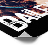 Pets Simple Modern Cool Nge Name And Photo  Poster (Hoek)