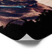 Pets Simple Modern Cool Tygraphy Name And Photo  Poster (Hoek)