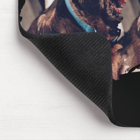 Pets Simple Modern Cool Tygraphy Name And Photo T  Muismat (Hoek)