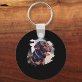 Pets Simple Modern Cool Tygraphy Name And Photo T Sleutelhanger (Voorkant)